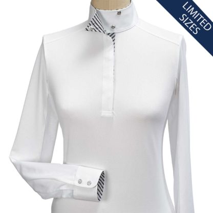 Beacon Hill Ladies Talent Yarn Wrap Collar Show Shirt