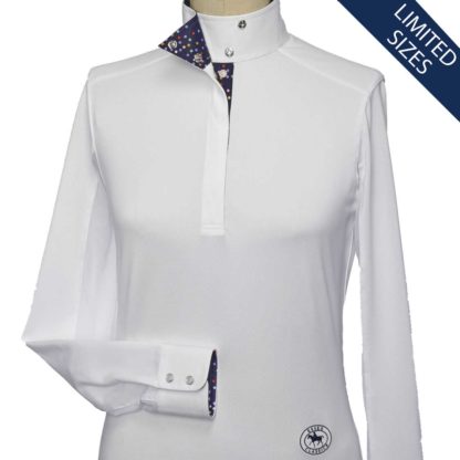 "Pallini" Ladies Talent Yarn Wrap Collar Show Shirt