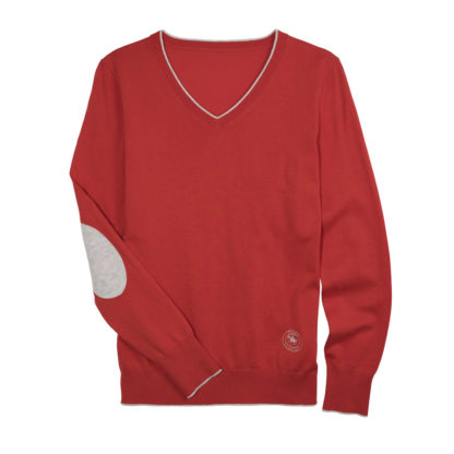 Coral Trey V-Neck Sweater