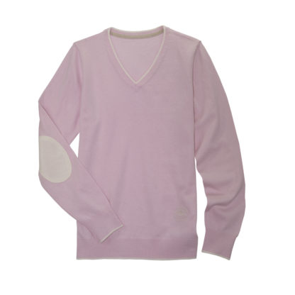 Light Pink Trey V-Neck Sweater