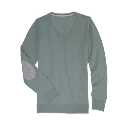 Mint Green Trey V-Neck Sweater