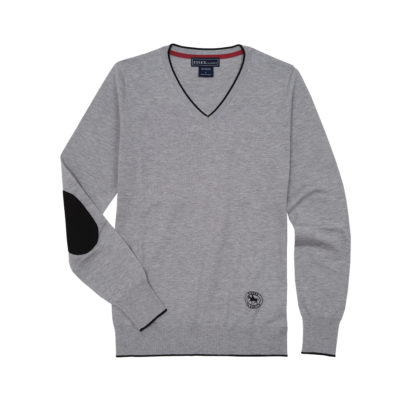 Grey VNeck Sweater 