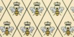 Queen Bee Yellow Background Trim