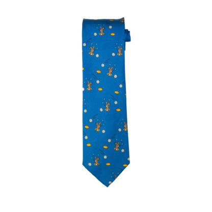 Bunny and Golf Ball Neck Tie